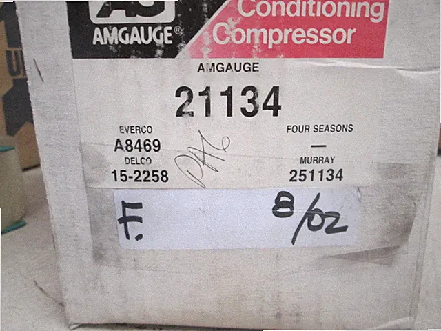 AMGauge Remanufactured A/C Compressor, # 21134, Delco 15-2258