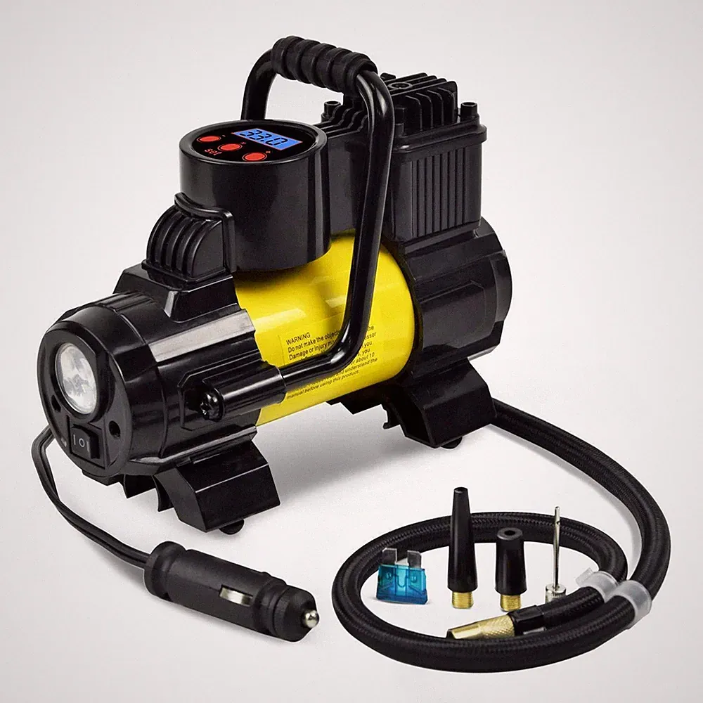 Heavy Duty Single/Double Cylinder Air Compressor/Tire Inflator Protable 12V Car