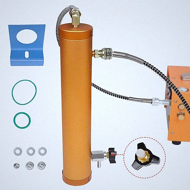 Oil Water Separator Air Filters High Pressure PCP Compressor Pump 4500PSI 30MPA