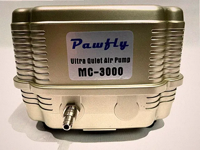 Pawfly MC-3000 Ultra Quiet Aquarium Air Pump 2 Speeds TESTED