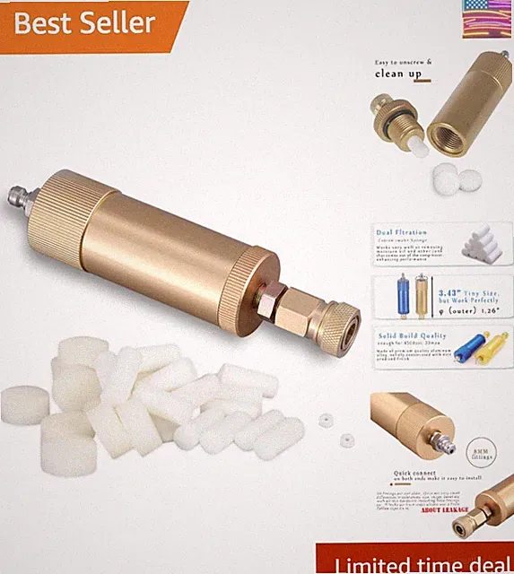 PCP Air Compressor Filter Dryer 4500Psi 30Mpa, High Pressure Pump Oil Water S...