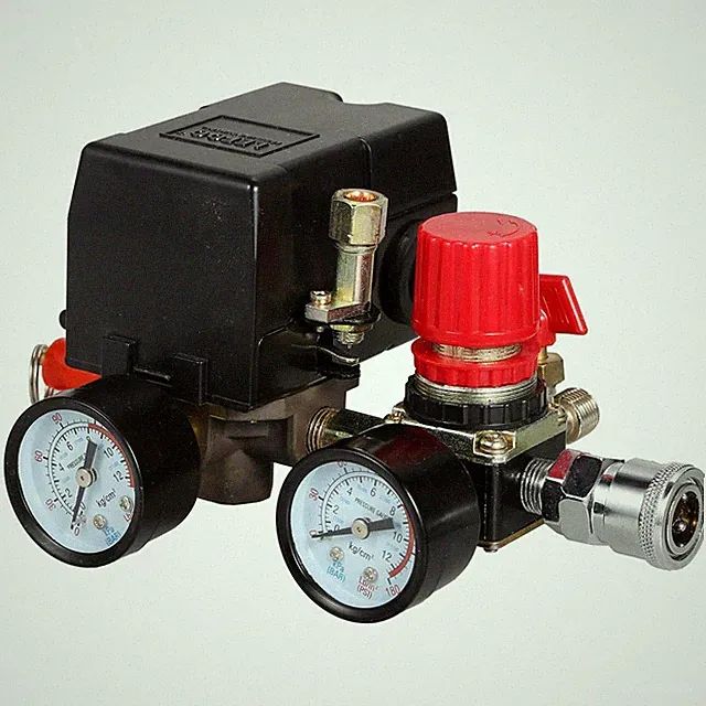Secbolt Pressure Switch Manifold Regulator Gauges Air Compressor Pressure Switch